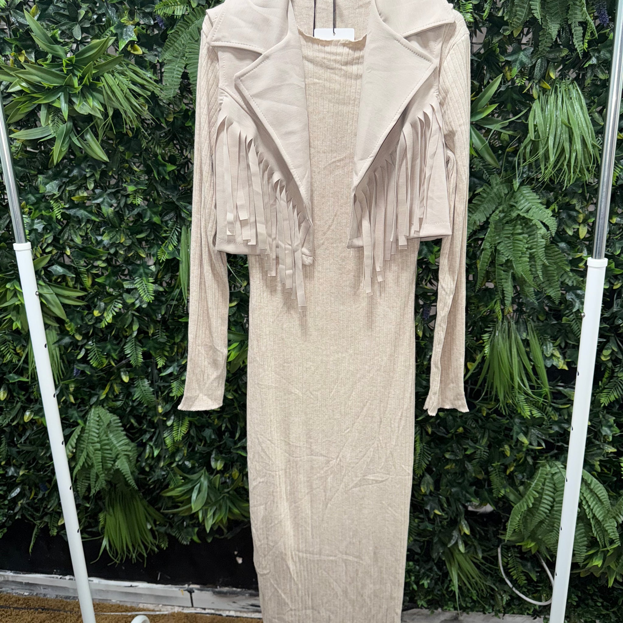 Vestido Flecos