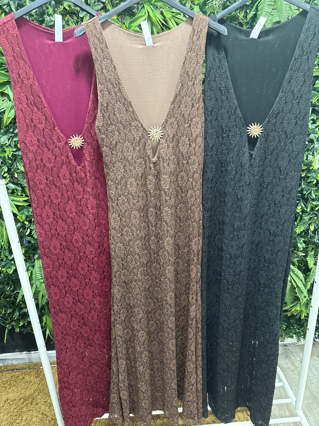 Vestido encaje sol
